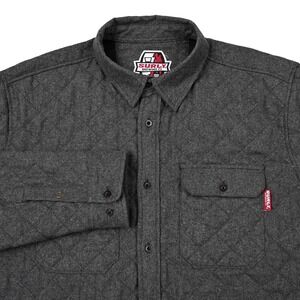 Surly Brewing Shirt Mens Large Shacket Quilted Lined Wool Blend Beer Work L/S